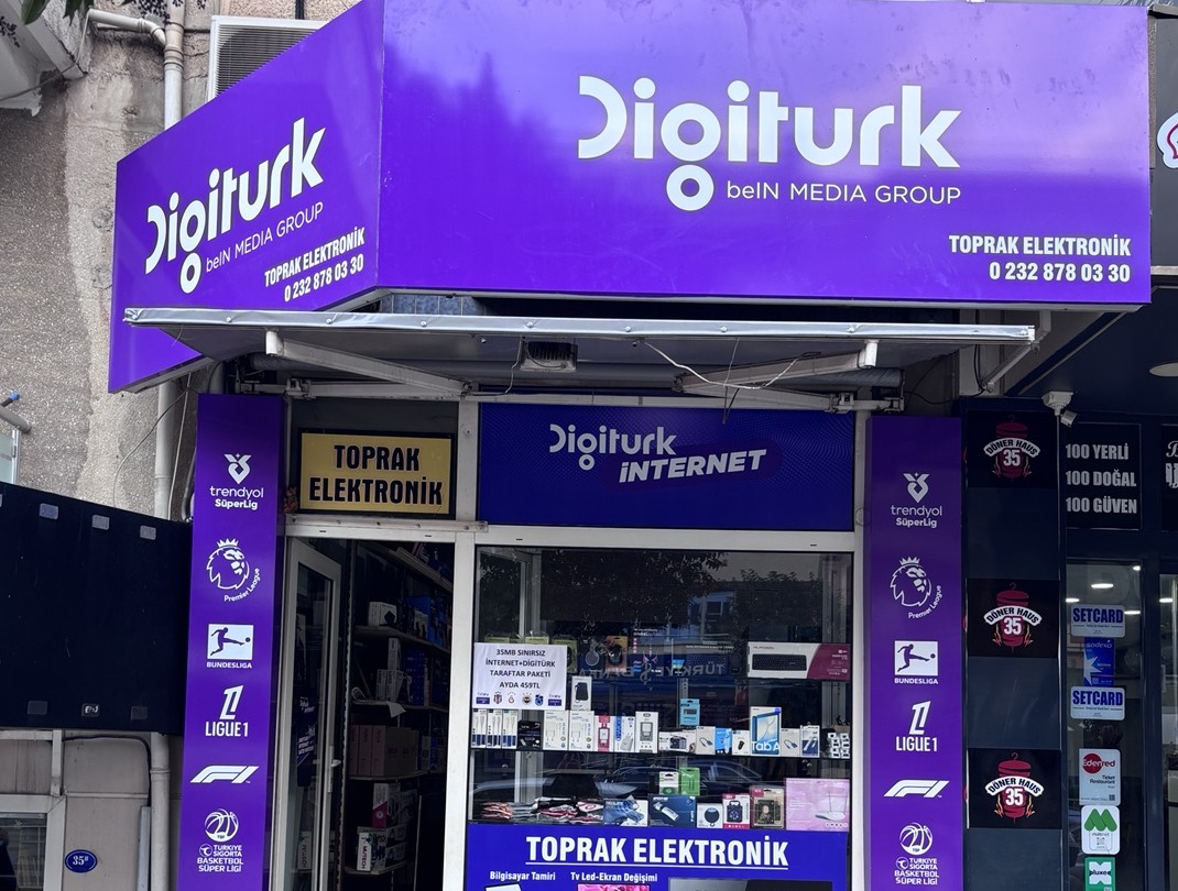 Toprak Elektronik ve Digitürk Yetkili Bayi mağazası