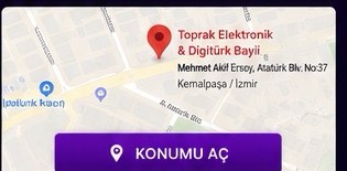 Toprak Elektronik Google Maps konumu